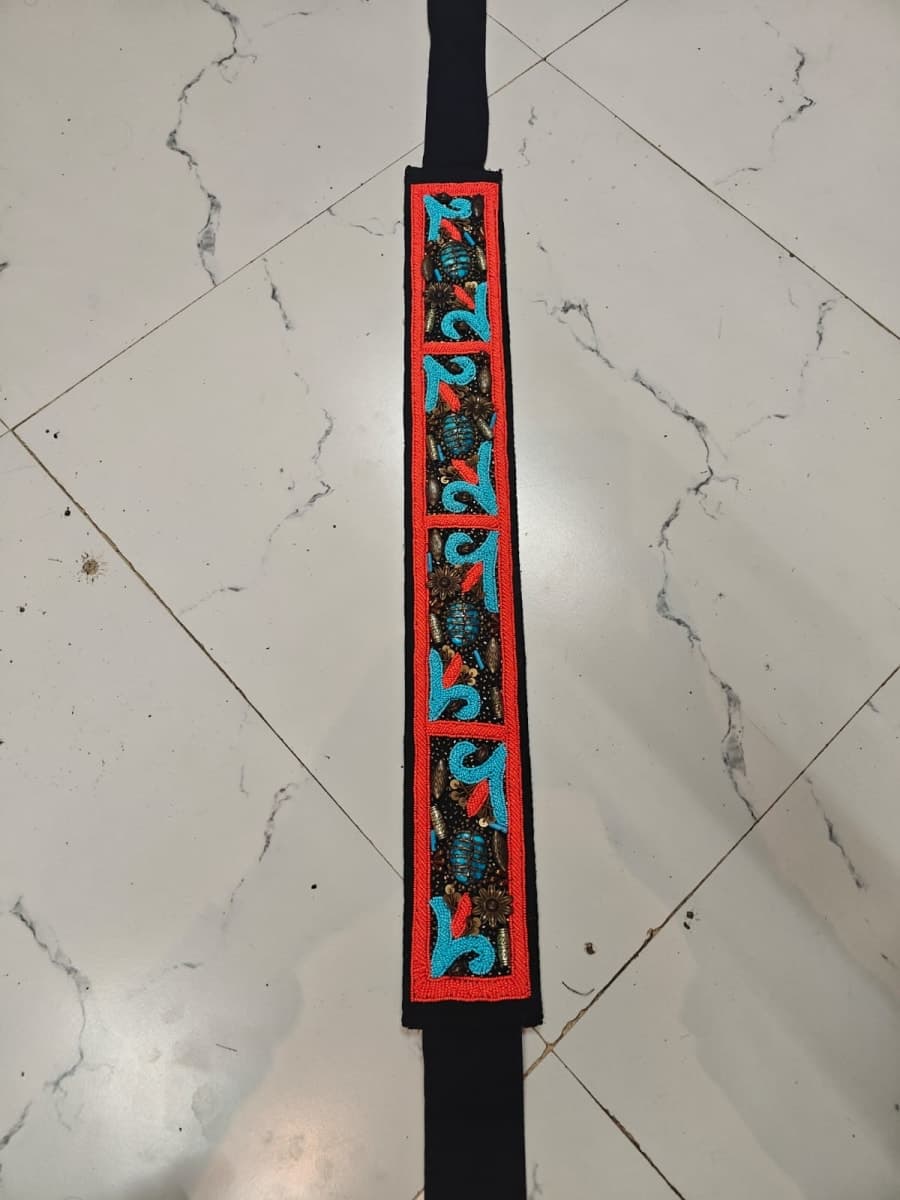 Handcrafted Embroidered Ethnic Waist Belt - 1